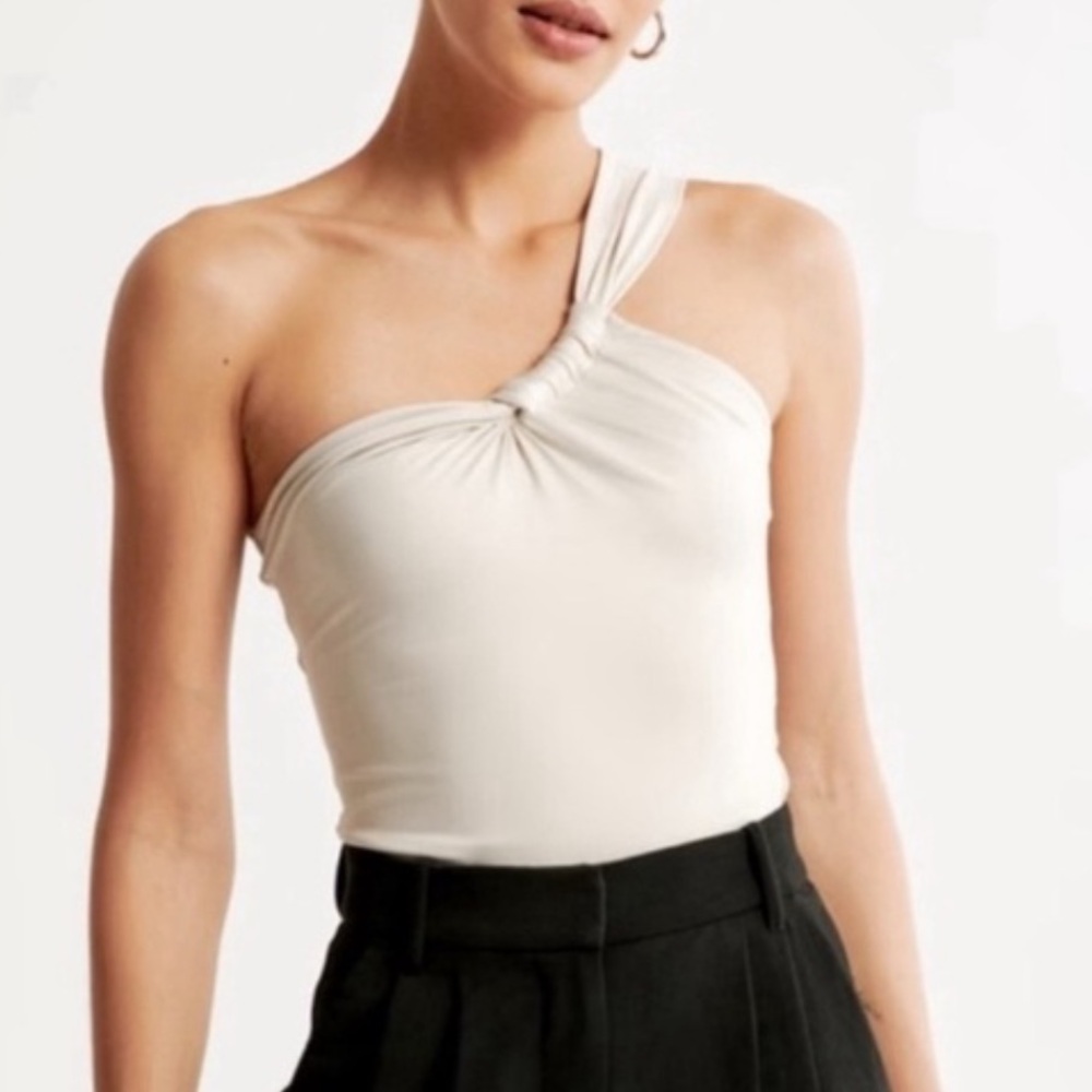 Abercrombie Sleek One-Shoulder Twist Top